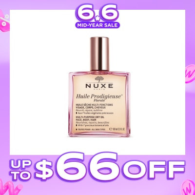 NUXE - Florale Multi-Purpose Dry Oil (For Face & Hair & Body + Reduce Stretch Marks) 100ml