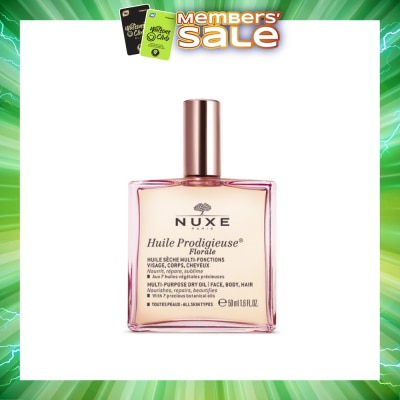 NUXE - Florale Multi-Purpose Dry Oil (For Face & Hair & Body + Reduce Stretch Marks) 50ml