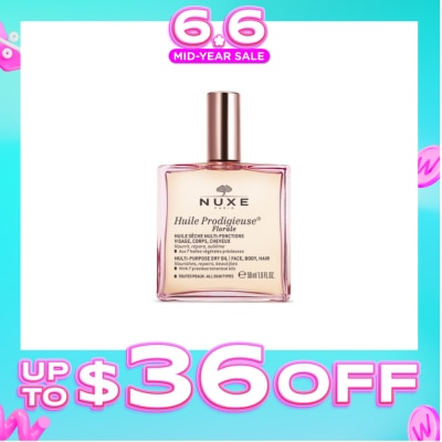 NUXE - Florale Multi-Purpose Dry Oil (For Face & Hair & Body + Reduce Stretch Marks) 50ml