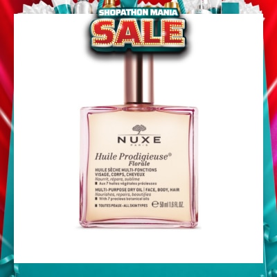 NUXE - Florale Multi-Purpose Dry Oil (For Face & Hair & Body + Reduce Stretch Marks) 50ml