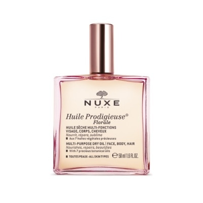 NUXE Florale Multi-Purpose Dry Oil (For Face & Hair & Body + Reduce Stretch Marks) 50ml