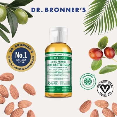 DR BRONNER'S Almond Pure Castile Liquid Soap 59ml