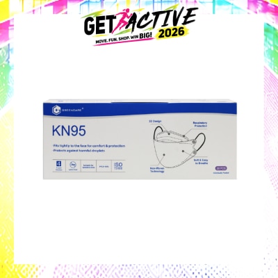 GREENCARE - KN95 3D Fish-Shaped Mask White 20s image