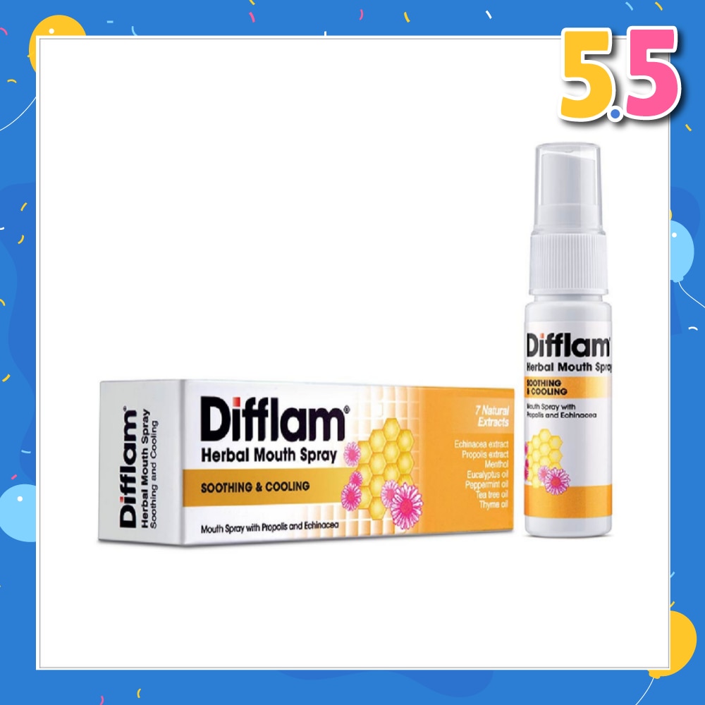 Herbal Mouth Spray with Natural Extracts (with Propolis + Echinacea) 15ml