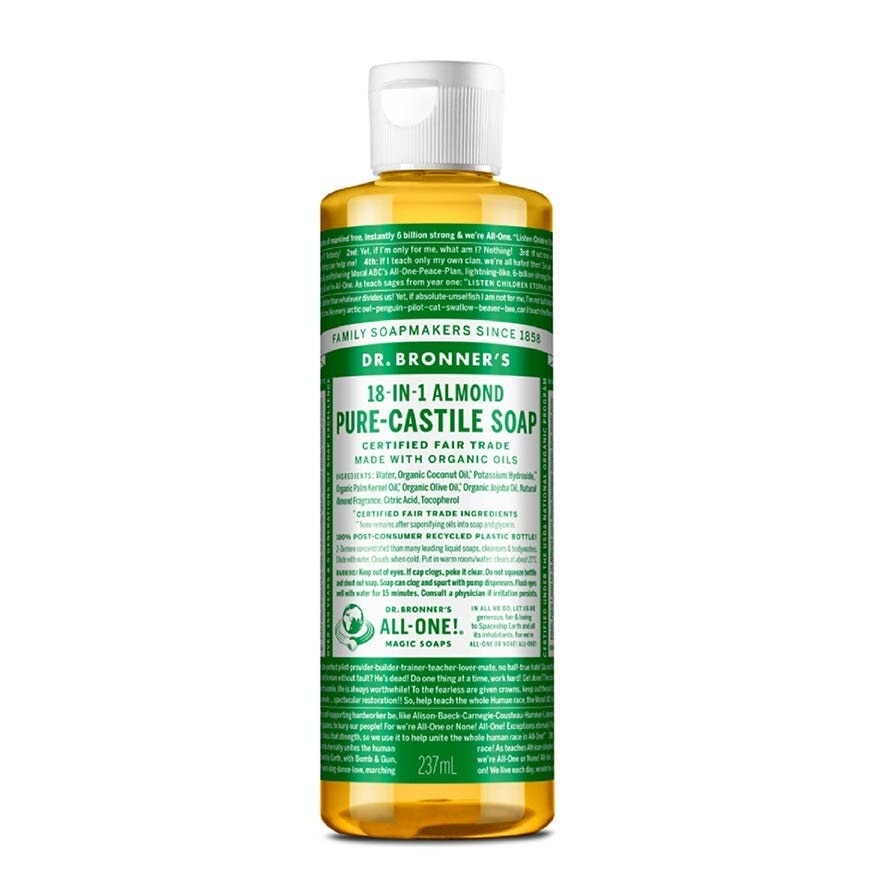 Almond Pure Castile Liquid Soap 237ml