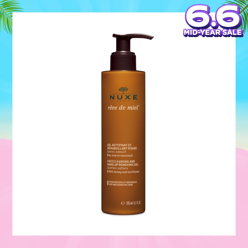 NUXE Face Cleansing And Make-up Removing Gel 200ml