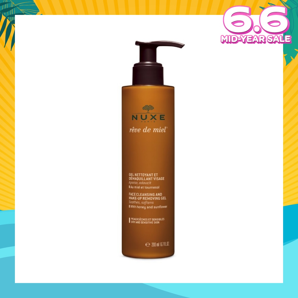 NUXE Face Cleansing And Make-up Removing Gel 200ml