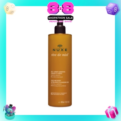 NUXE - Face Cleansing And Body Ultra-rich Cleansing Gel (Suitable For Dry & Sensitive Skin)&nbsp; 400ml