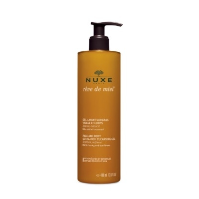 NUXE Face Cleansing And Body Ultra-rich Cleansing Gel (Suitable For Dry & Sensitive Skin)  400ml