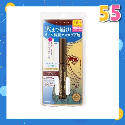 HEROINE MAKE Curl Keep Mascara Base Waterproof #02 Clear Brown 6g