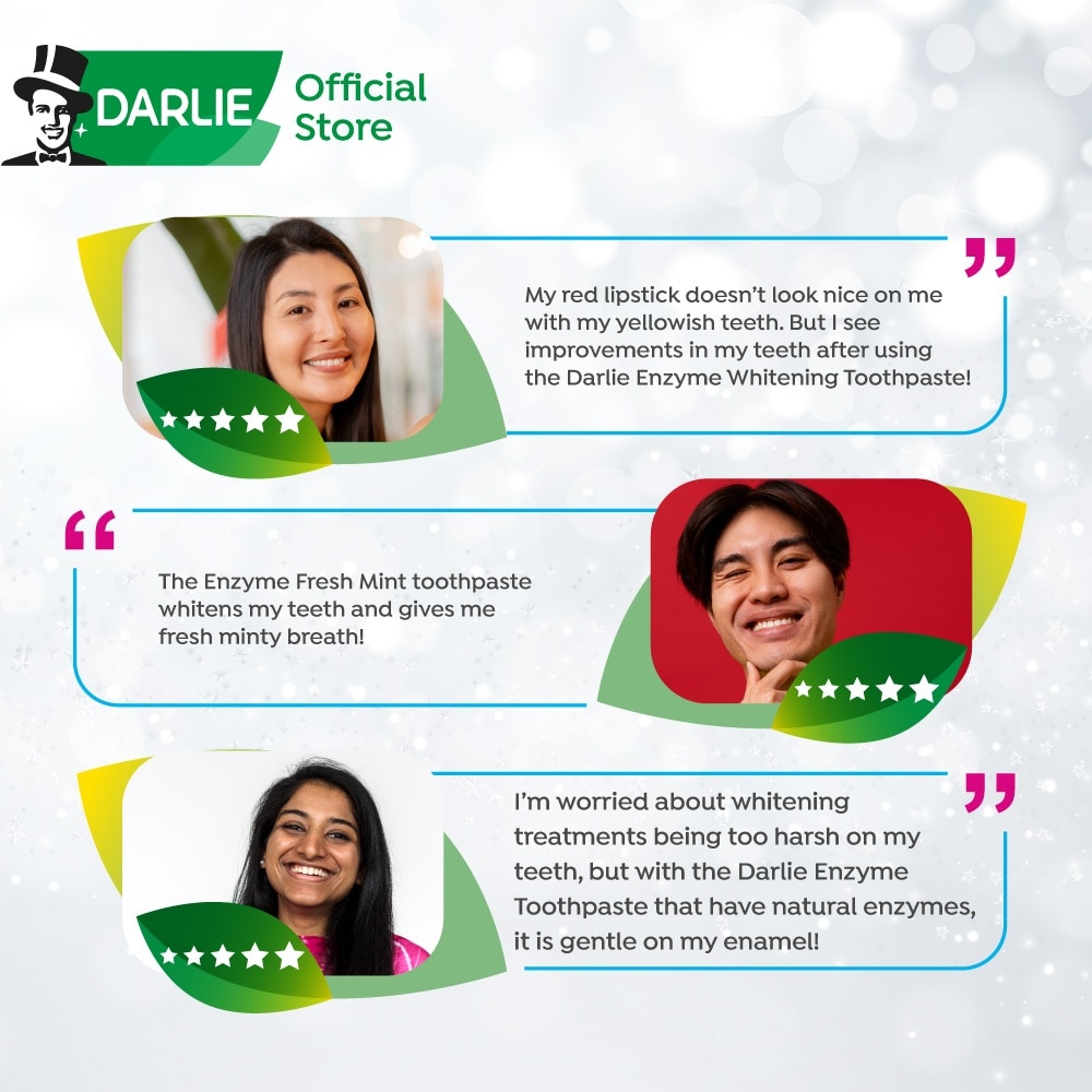 All Shiny White Enzyme Whitening Toothpaste Floral Fresh Value Pack120g x 3s