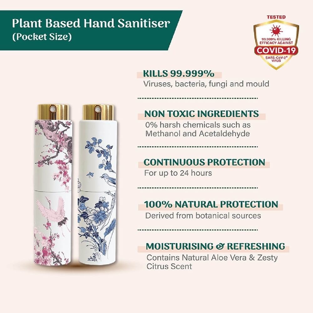 Seasonal Pocket Hand Sanitiser (Kill 99.99% Of Viruses , Gentle & Moisturising Formula) 15ml