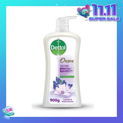 DETTOL Onzen Soothing Body Wash Lavender & White Jasmine (99.9% Germ Protection + Healthy & Glowing Skin) 900g