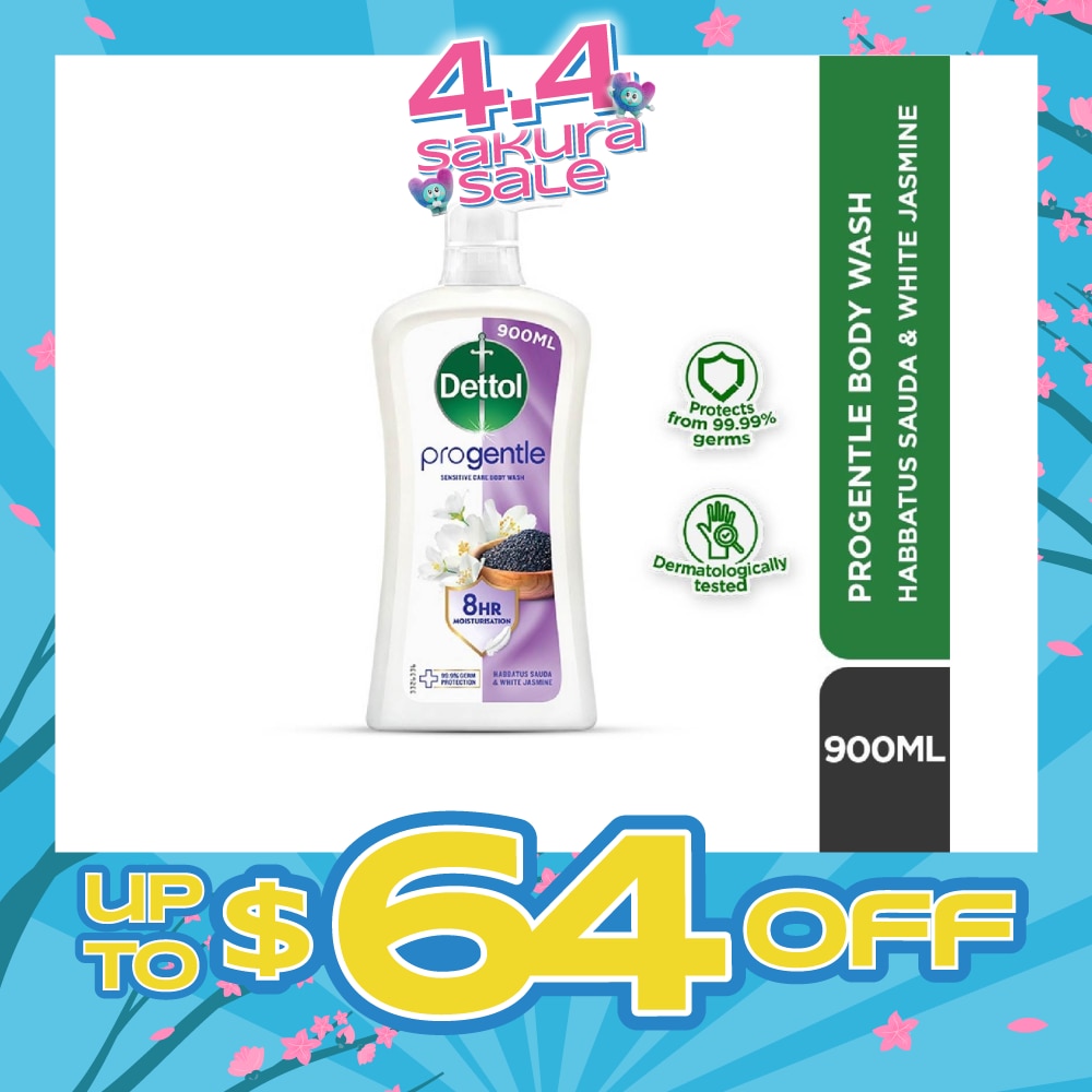 Onzen Soothing Body Wash Lavender & White Jasmine (99.9% Germ Protection + Healthy & Glowing Skin) 900g