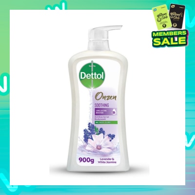 DETTOL Onzen Soothing Body Wash Lavender & White Jasmine (99.9% Germ Protection + Healthy & Glowing Skin) 900g