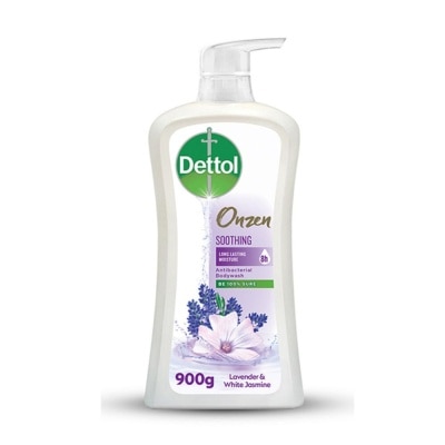 DETTOL Onzen Soothing Body Wash Lavender & White Jasmine (99.9% Germ Protection + Healthy & Glowing Skin) 900g