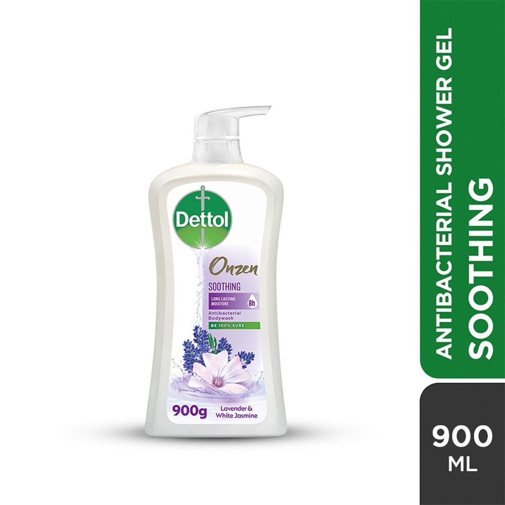Onzen Soothing Body Wash Lavender & White Jasmine (99.9% Germ Protection + Healthy & Glowing Skin) 900g