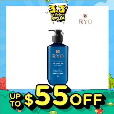 RYO Hair Loss Expert Care Shampoo For Anti Dandruff (With Ginseng Extract + Strengthen Scalp Barrier) 400ml