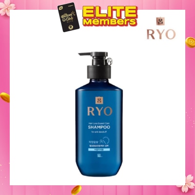 RYO Hair Loss Expert Care Shampoo For Anti Dandruff (With Ginseng Extract + Strengthen Scalp Barrier) 400ml