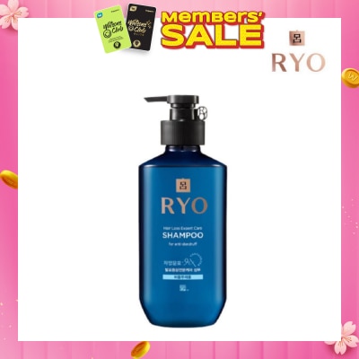 RYO Hair Loss Expert Care Shampoo For Anti Dandruff (With Ginseng Extract + Strengthen Scalp Barrier) 400ml