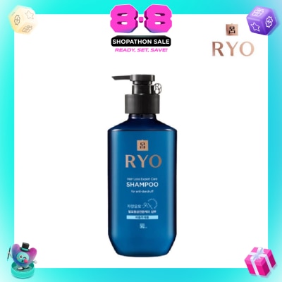 RYO - Hair Loss Expert Care Shampoo For Anti Dandruff (With Ginseng Extract + Strengthen Scalp Barrier) 400ml