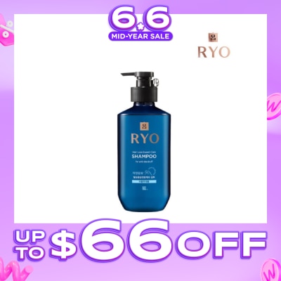 RYO - Hair Loss Expert Care Shampoo For Anti Dandruff (With Ginseng Extract + Strengthen Scalp Barrier) 400ml