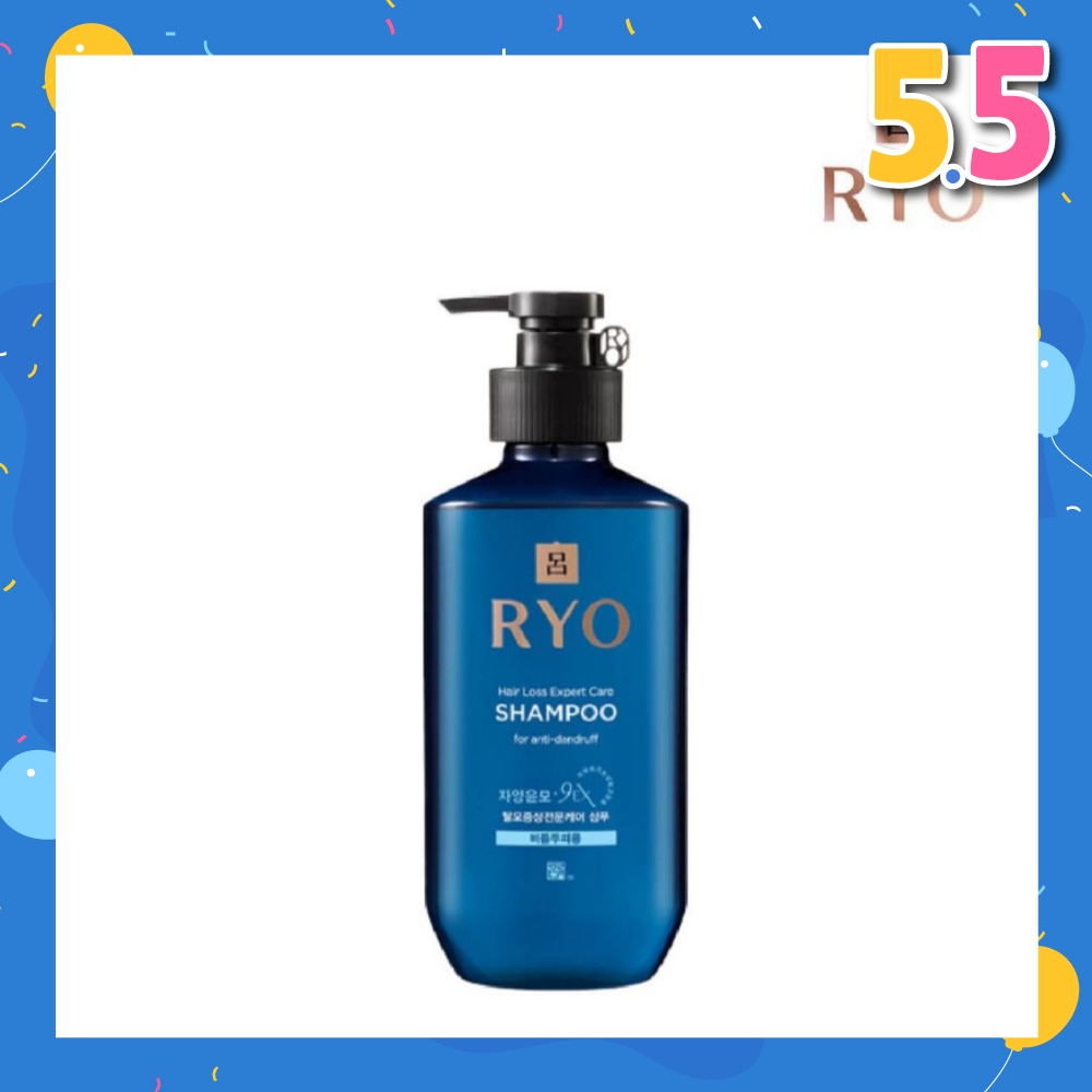 Hair Loss Expert Care Shampoo For Anti Dandruff (With Ginseng Extract + Strengthen Scalp Barrier) 400ml