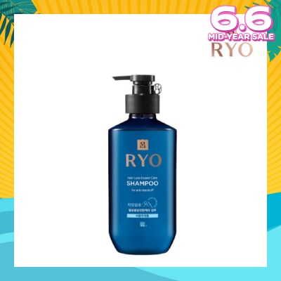 RYO Hair Loss Expert Care Shampoo For Anti Dandruff (With Ginseng Extract + Strengthen Scalp Barrier) 400ml