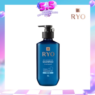 RYO - Hair Loss Expert Care Shampoo For Anti Dandruff (With Ginseng Extract + Strengthen Scalp Barrier) 400ml