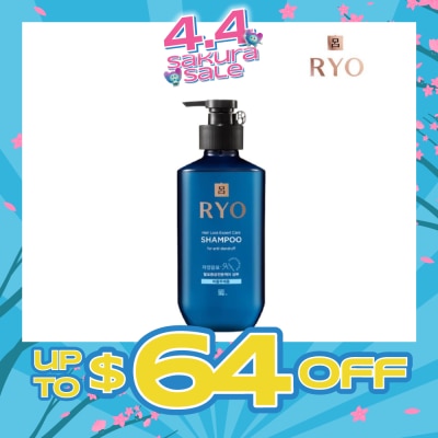 RYO - Hair Loss Expert Care Shampoo For Anti Dandruff (With Ginseng Extract + Strengthen Scalp Barrier) 400ml
