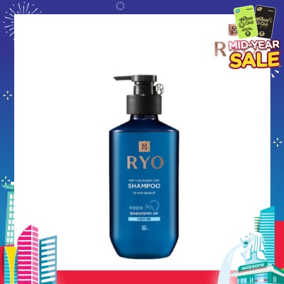 RYO Hair Loss Expert Care Shampoo For Anti Dandruff (With Ginseng Extract + Strengthen Scalp Barrier) 400ml