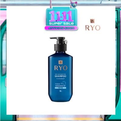 RYO Hair Loss Expert Care Shampoo For Anti Dandruff (With Ginseng Extract + Strengthen Scalp Barrier) 400ml image