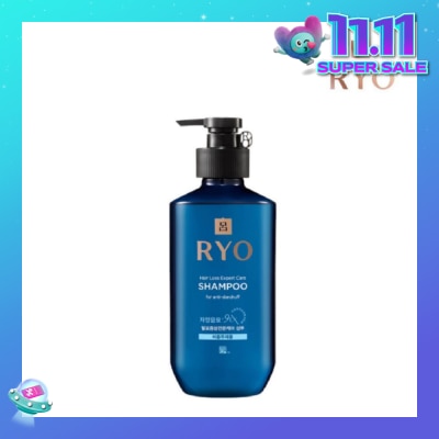 RYO Hair Loss Expert Care Shampoo For Anti Dandruff (With Ginseng Extract + Strengthen Scalp Barrier) 400ml