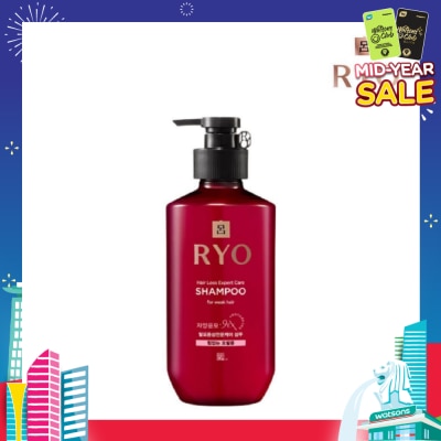 RYO Hair Loss Expert Care Shampoo For Weak Hair (With Ginseng Extract + Strengthen Weakened Hair from Roots) 400ml