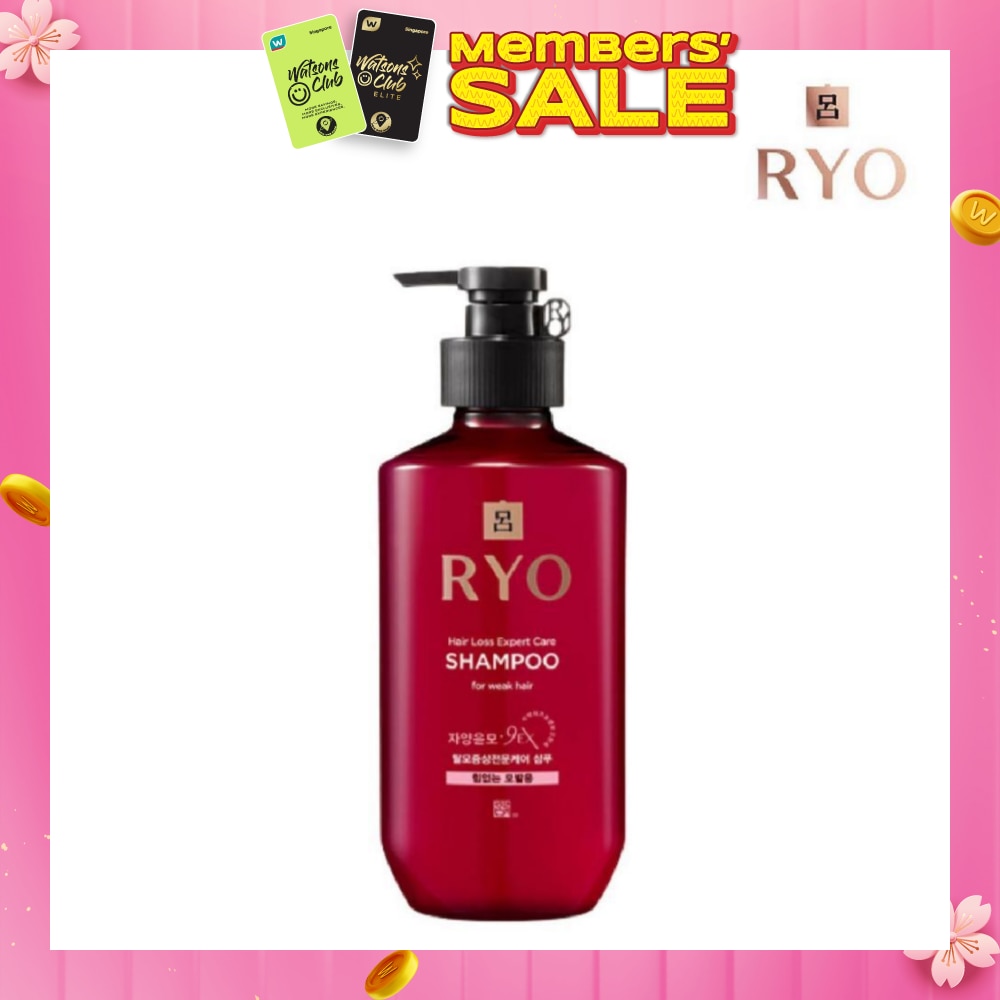 Hair Loss Expert Care Shampoo For Weak Hair (With Ginseng Extract + Strengthen Weakened Hair from Roots) 400ml (Expiry: Sep`2026)