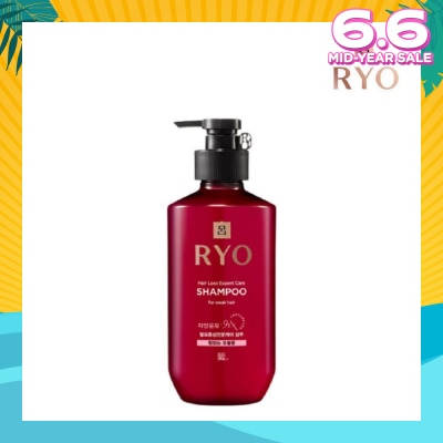RYO Hair Loss Expert Care Shampoo For Weak Hair (With Ginseng Extract + Strengthen Weakened Hair from Roots) 400ml