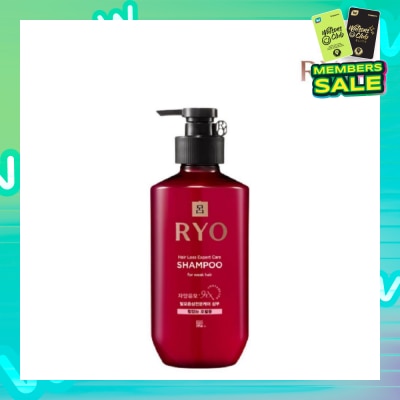 RYO Hair Loss Expert Care Shampoo For Weak Hair (With Ginseng Extract + Strengthen Weakened Hair from Roots) 400ml