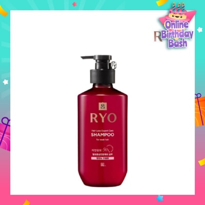 RYO Hair Loss Expert Care Shampoo For Weak Hair (With Ginseng Extract + Strengthen Weakened Hair from Roots) 400ml