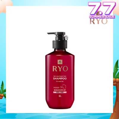 RYO Hair Loss Expert Care Shampoo For Weak Hair (With Ginseng Extract + Strengthen Weakened Hair from Roots) 400ml