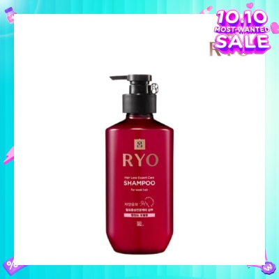 RYO Hair Loss Expert Care Shampoo For Weak Hair (With Ginseng Extract + Strengthen Weakened Hair from Roots) 400ml
