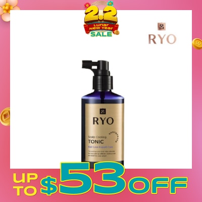 RYO Hair Loss Expert Care Scalp Cooling Tonic (Reduce Sebum + Reduce Hair Loss + Nourish Scalp) 145ml