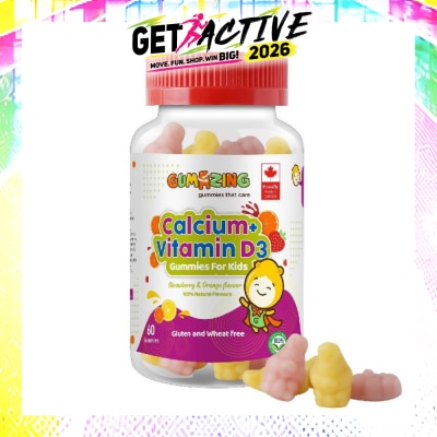 GUMAZING - Kids Daily Vitamin Gummy 30 Day Supply (Calcium + Vitamin D3 for Bone and Immune Health) 60s image