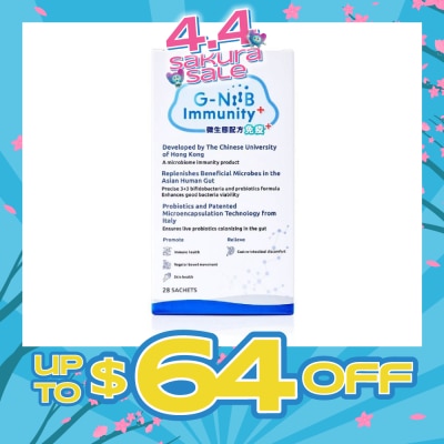 G NIIB - Immunity+ Probiotics And Prebiotics Sachet (Resolve Gut Dysbiosis + Restore Immunity) 28s