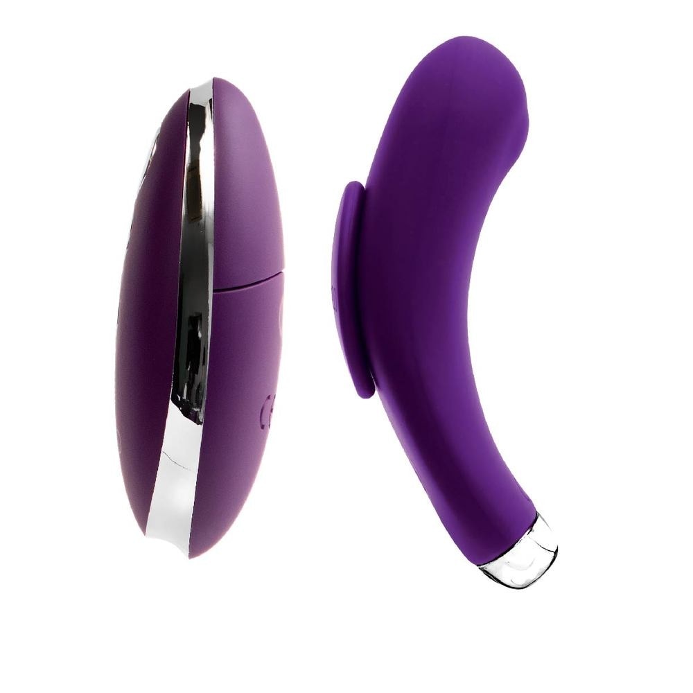 Niki Rechargeable Panty Vibe (Deep Purple) Rechargeable Flexible Magnetic Panty Vibe With Remote Control 1s