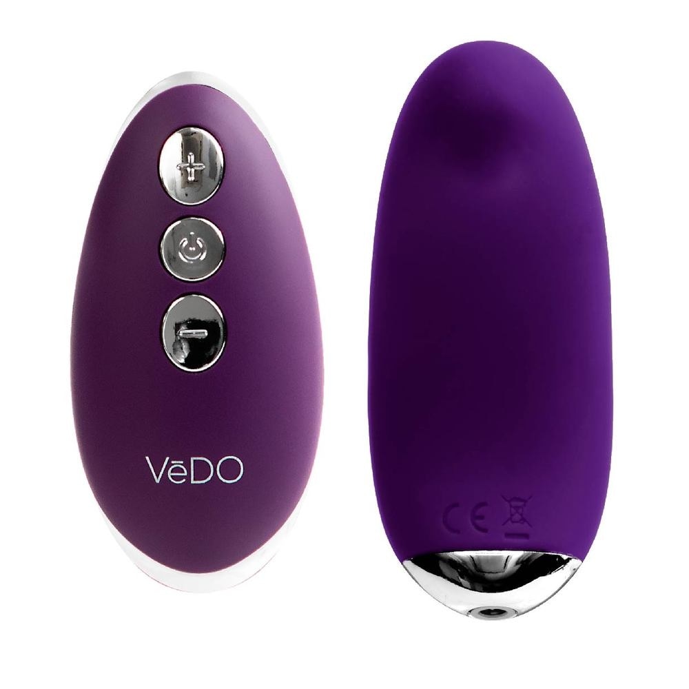 Niki Rechargeable Panty Vibe (Deep Purple) Rechargeable Flexible Magnetic Panty Vibe With Remote Control 1s