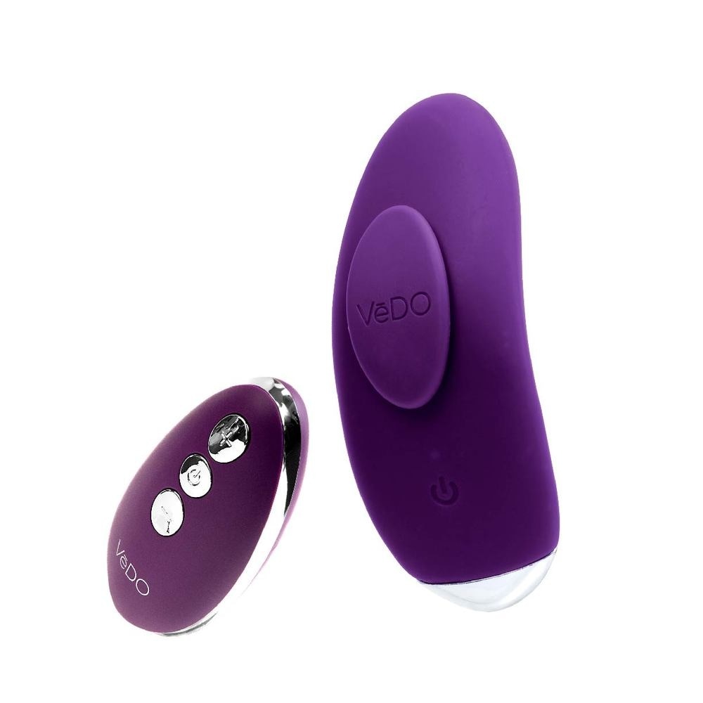 Niki Rechargeable Panty Vibe (Deep Purple) Rechargeable Flexible Magnetic Panty Vibe With Remote Control 1s