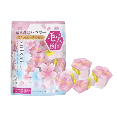 SUISAI Limited Edition Beauty Clear Powder Capsule Sakura & Peach 32s