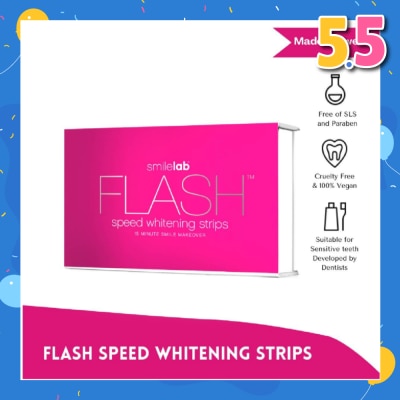 SMILE LAB Flash Speed Whitening Strips 10s