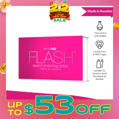 SMILE LAB Flash Speed Whitening Strips 10s