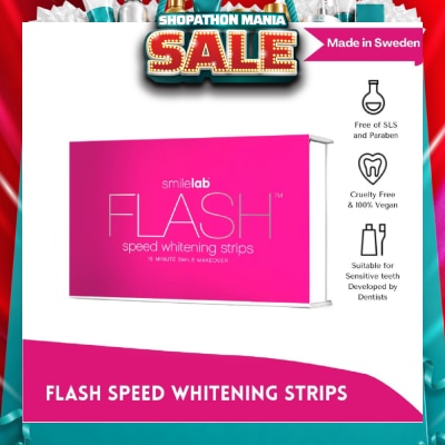 SMILE LAB - Flash Speed Whitening Strips 10s